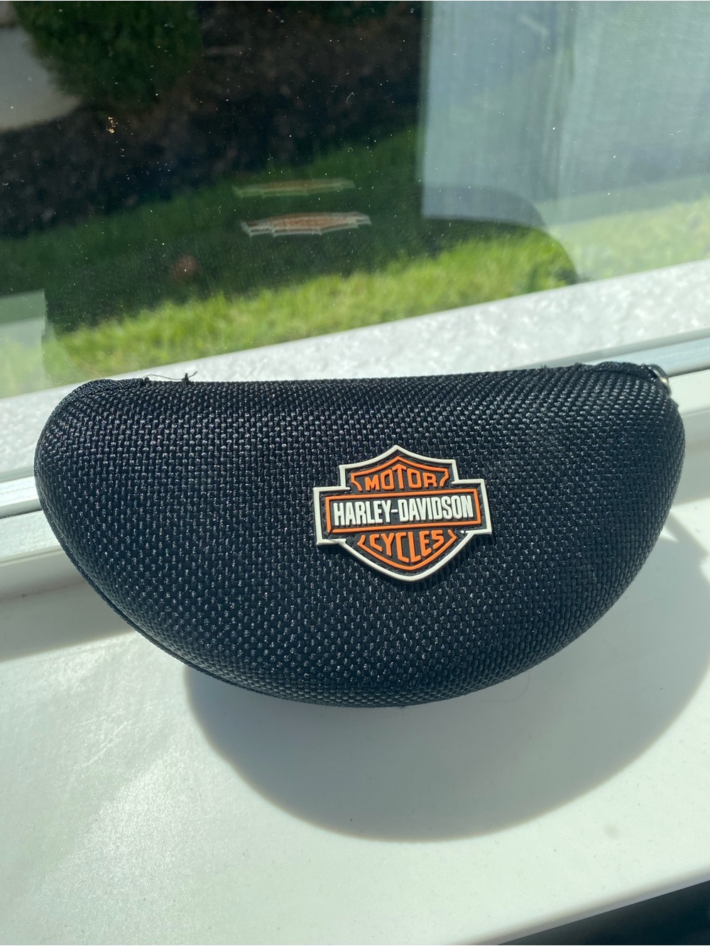 Harley-Davidson Black Hard Shell Sunglasses Case with Logo